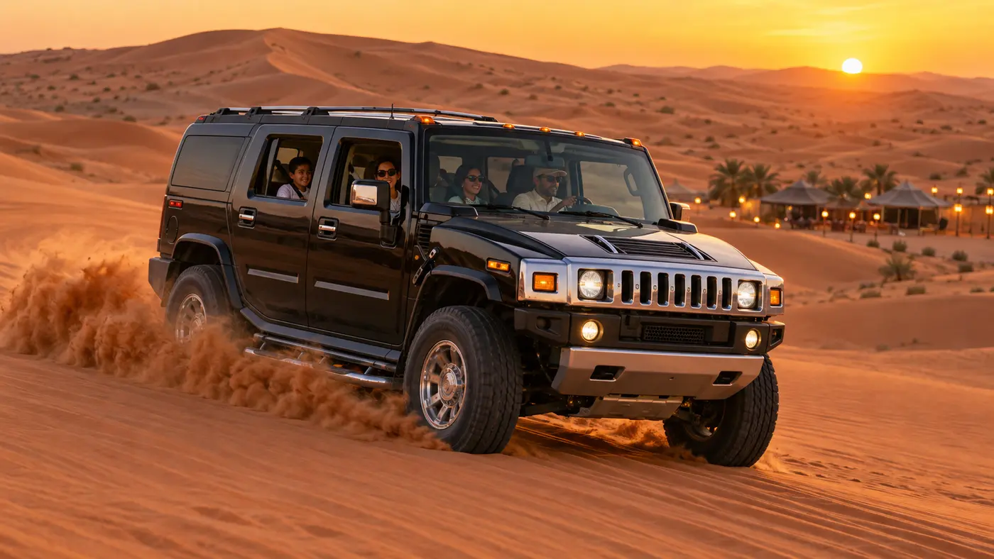 Private Hummer safari on red dunes Private Hummer safari on red dunes