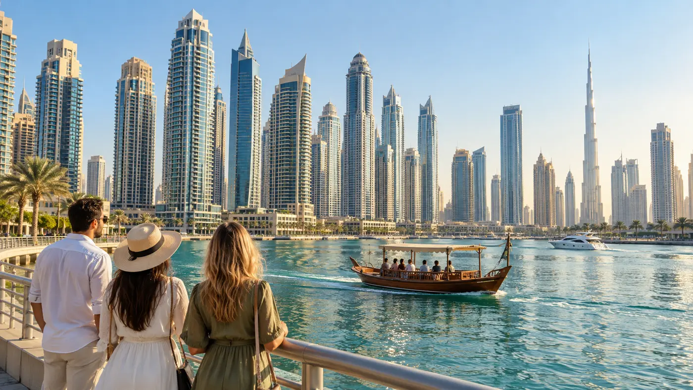 Private Dubai City Tour Private Dubai city tour showing old and modern Dubai