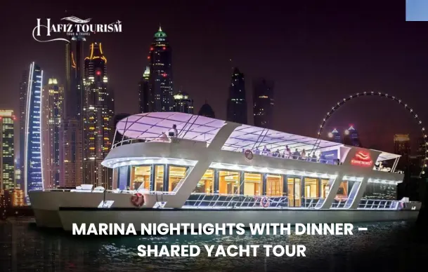 Marina Nightlights With Dinner – Shared Yacht Tour
